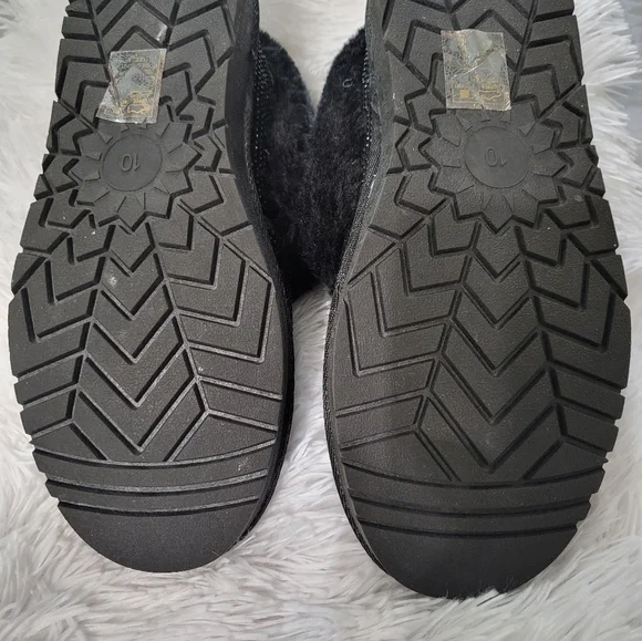 *AKIRA* Azalea Wang Cindy Soft Faux Suede Slipper in BLACK (Size 10) - Picture 6 of 9